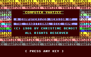 Computer Yahtzee